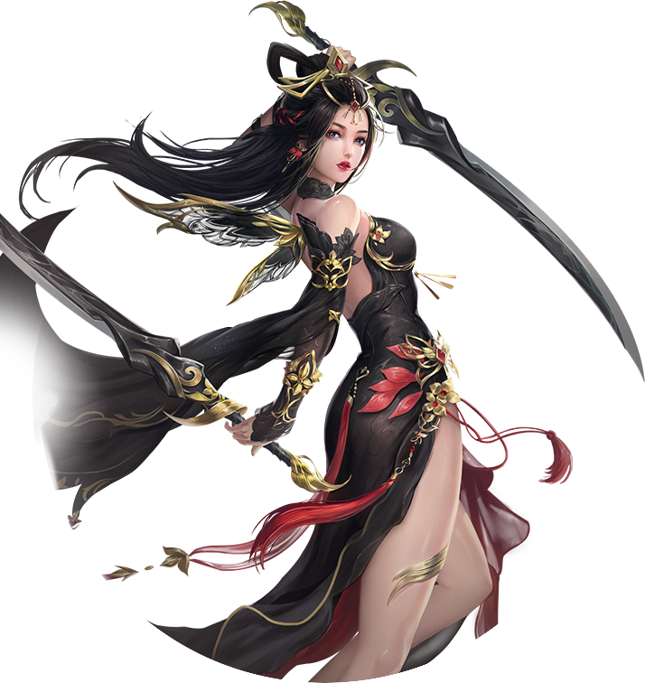执镰女将原画